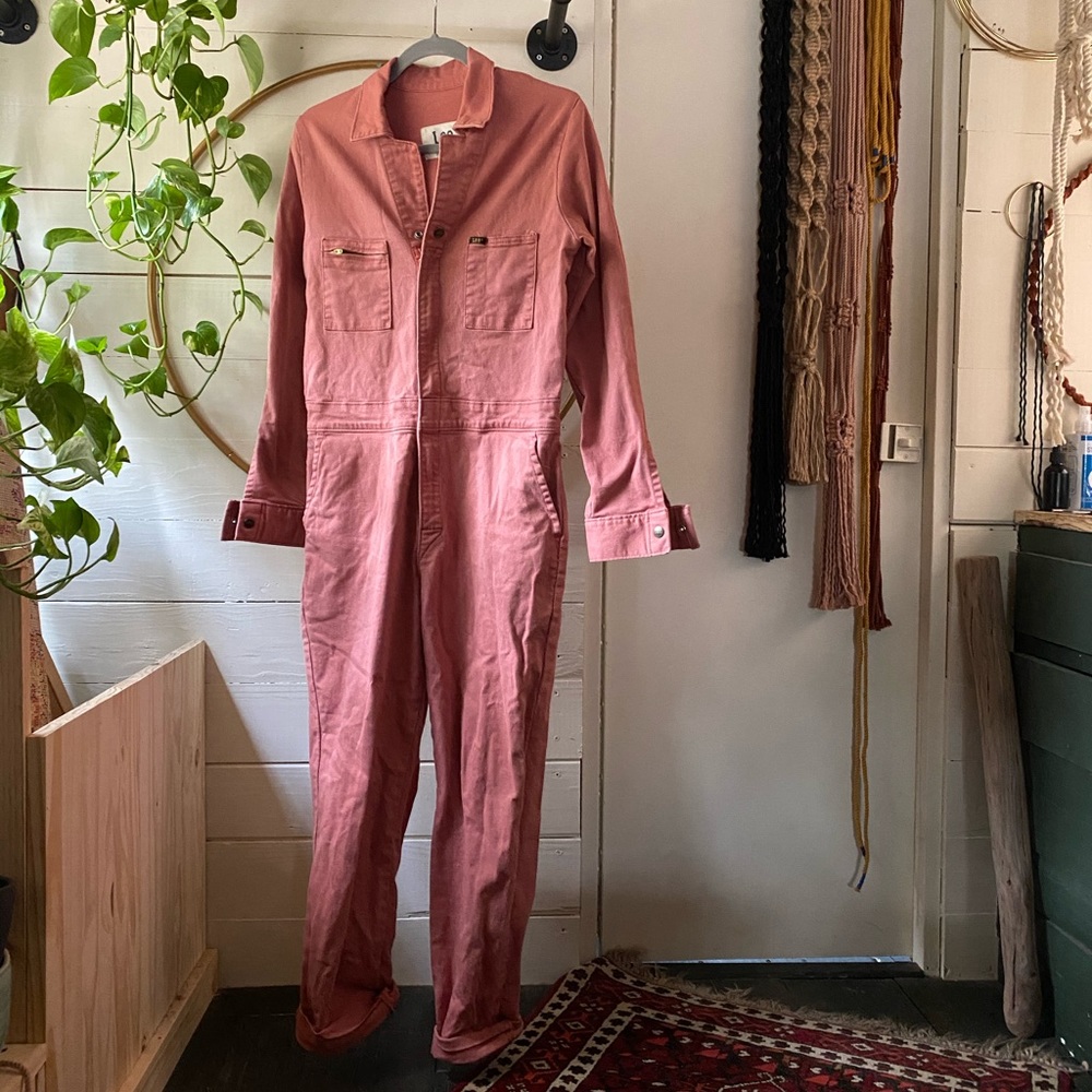 Free People Pink Lee Union Coverall